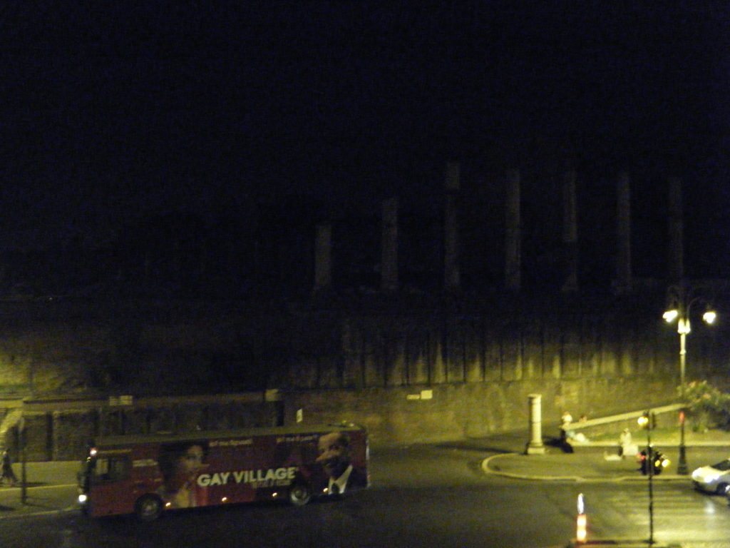 Antiquarium Forense at night