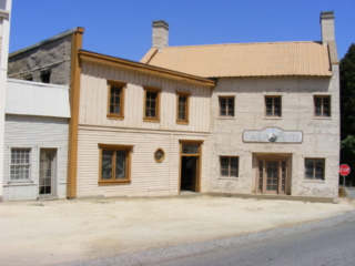Western movie sets on the backlot