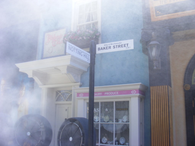 Still in the British themed section. Still on the corner of Notting Hill and Baker Street. — at Universal Studios Hollywood.