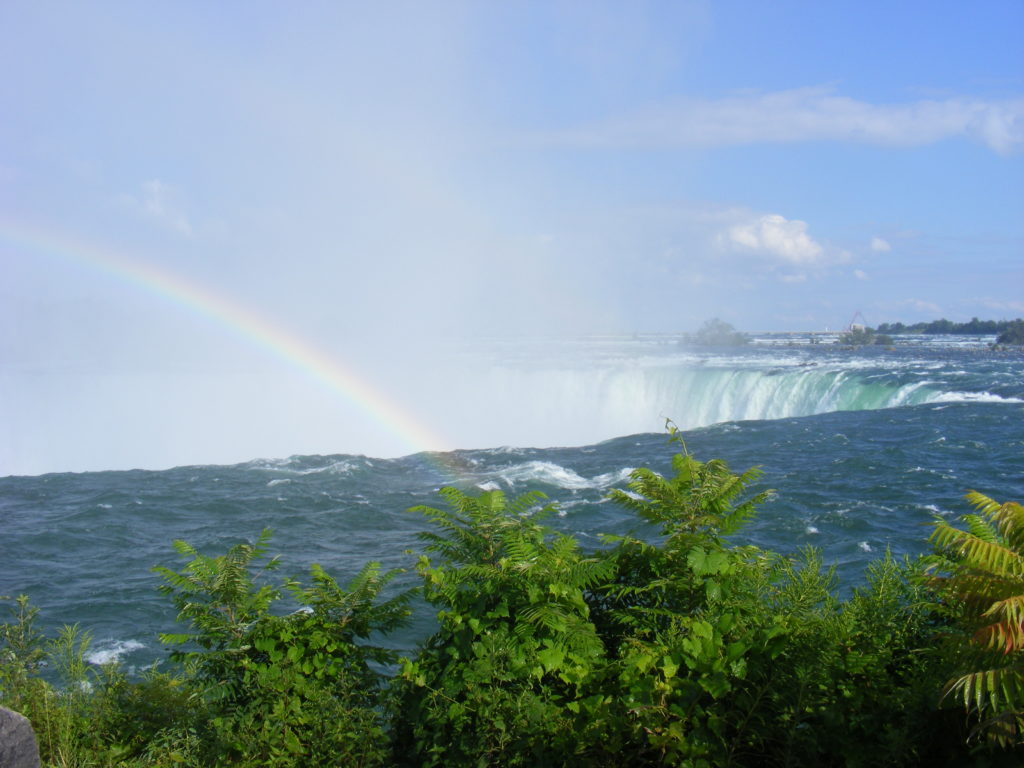 Rainbow over Niagara Falls