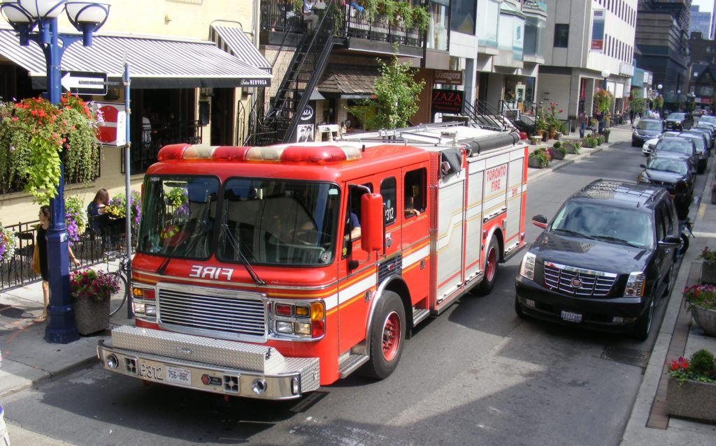 Toronto fire engine