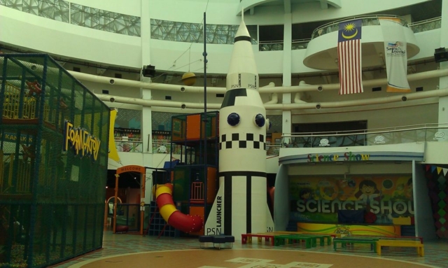 Inside Pusat Sains Negara - the National Science Centre in Kuala Lumpur.