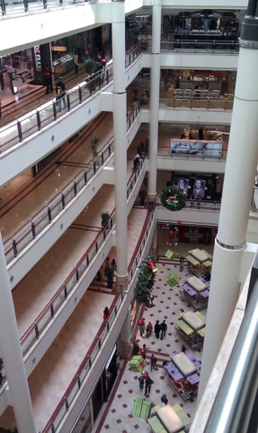 Inside the Suria KLCC Mall.