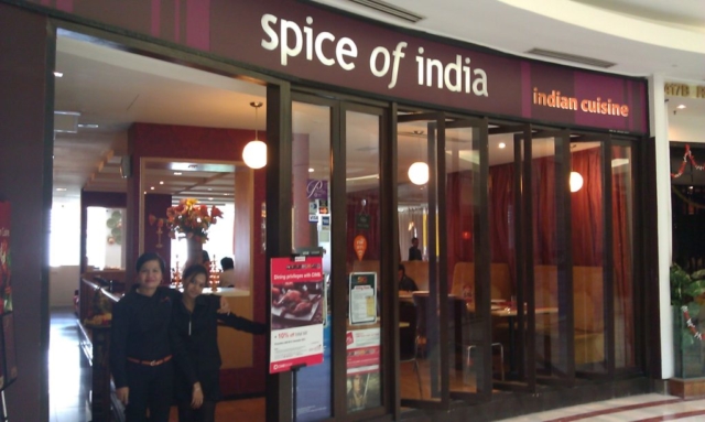 Spice of India restaurant inside the KLCC Suria Mall. WORST CURRY I HAVE EVERY TASTED!