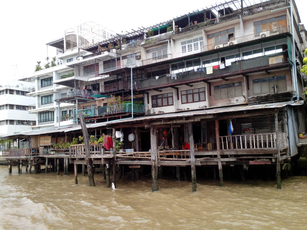 Riverside "apartments" - Chao Phraya river.