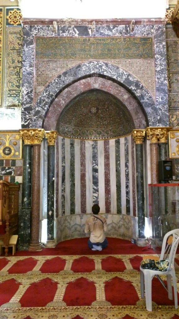 Mihrab of Masjid al Aqsa.