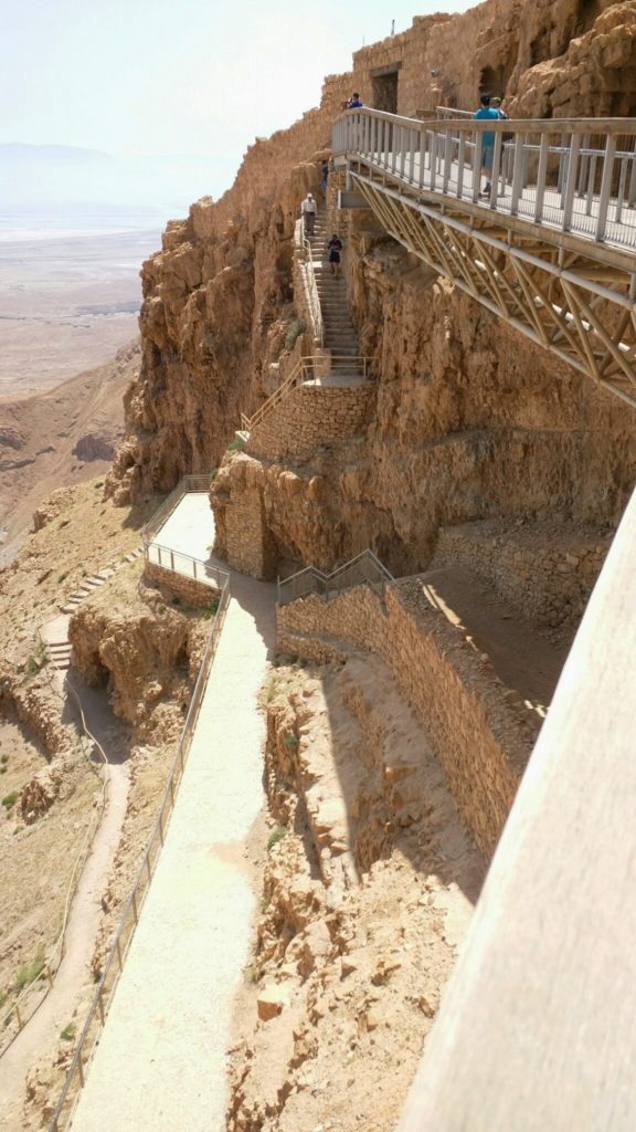 Inside Masada complex