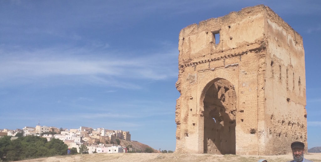 Abandoned fortifications in the hills above Fes.