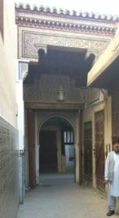 Outside the Shrine of Moulay Idriss II