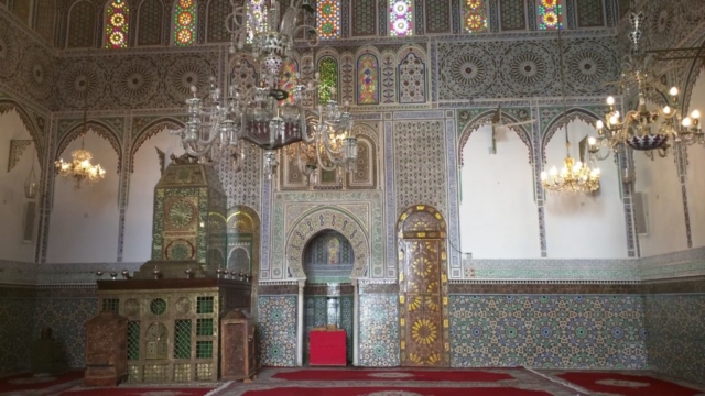 Inside the Shrine of Moulay Idriss II