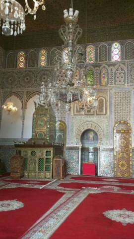 Inside the Shrine of Moulay Idriss II