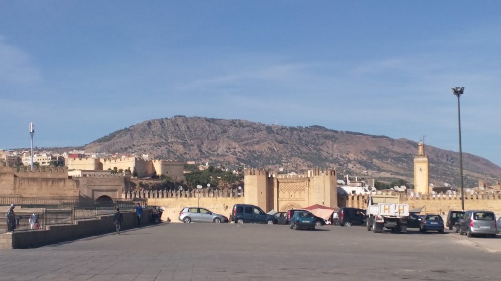 View of northern hill from Place Boujloud