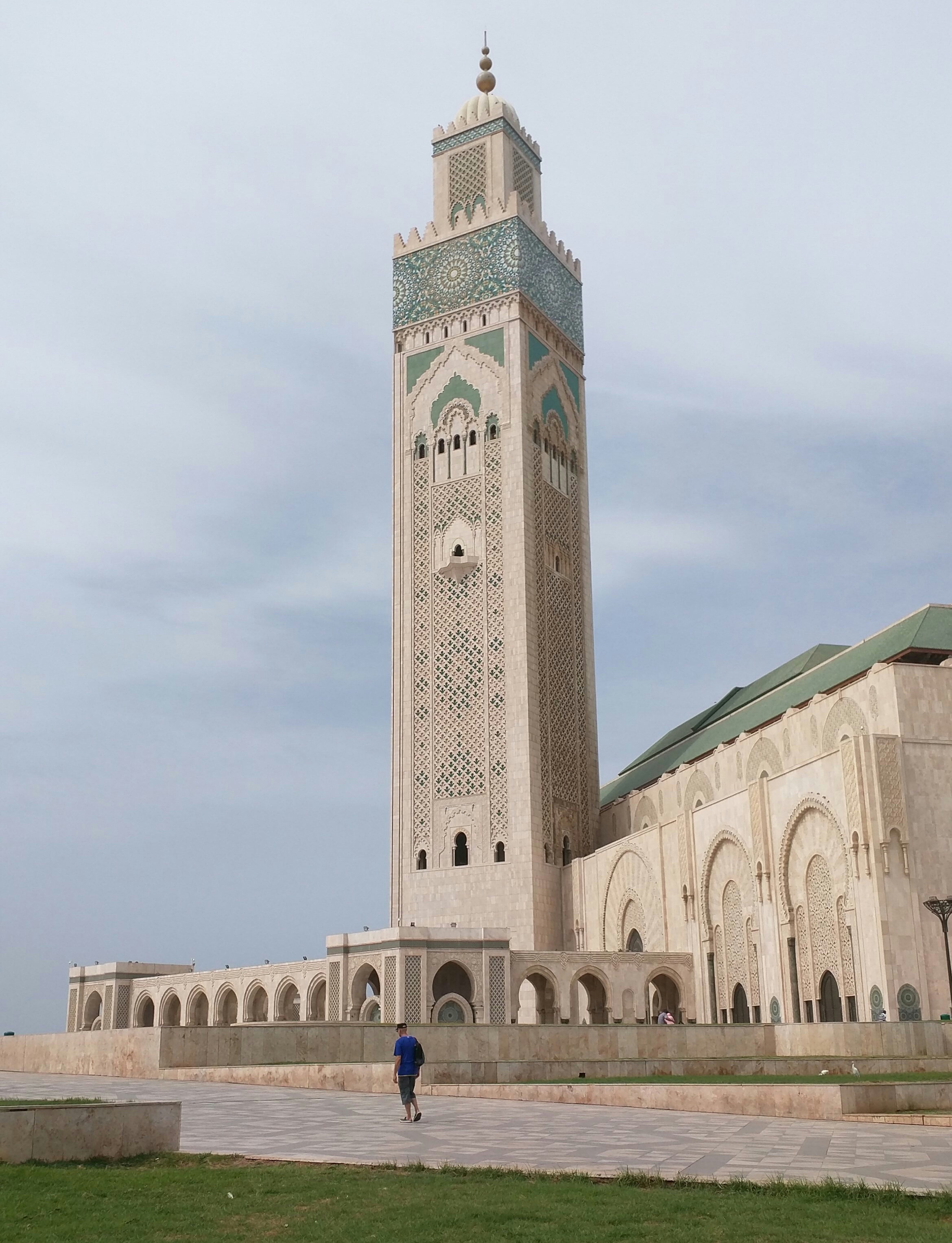 Masjid Hassan II in Casablanca.