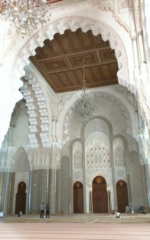 Inside Masjid Hassan II