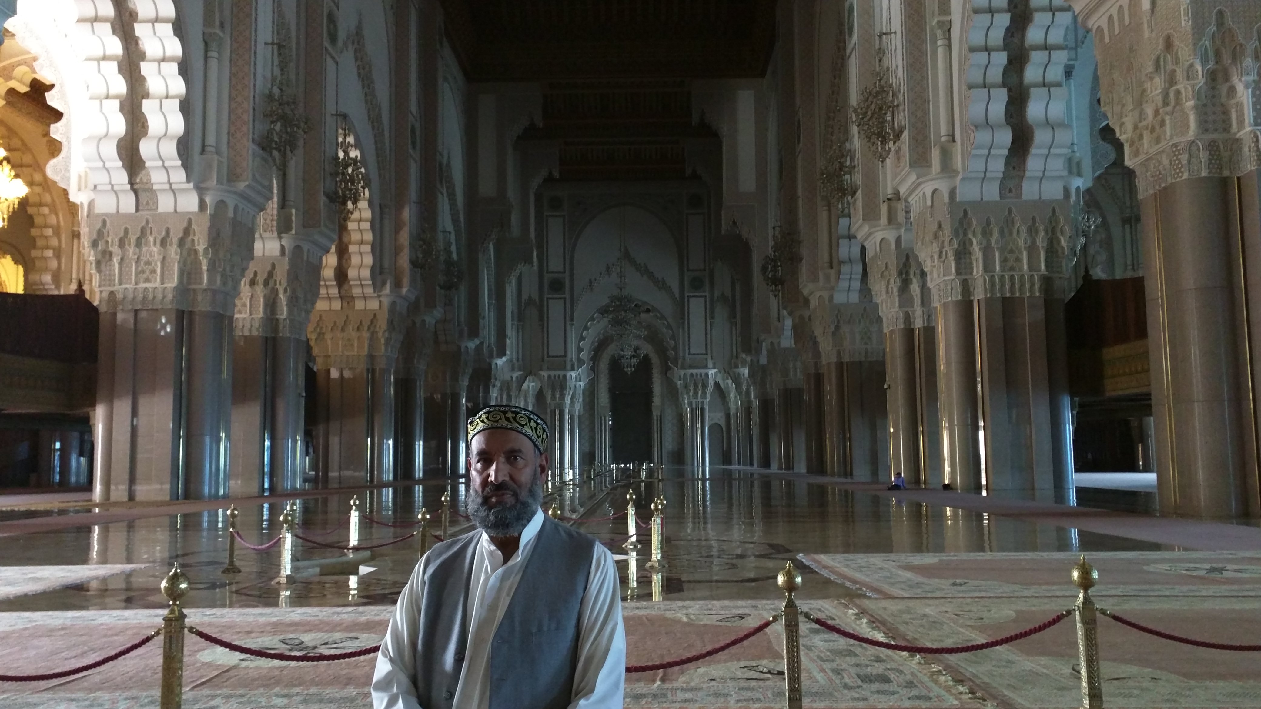 Inside Masjid Hassan II