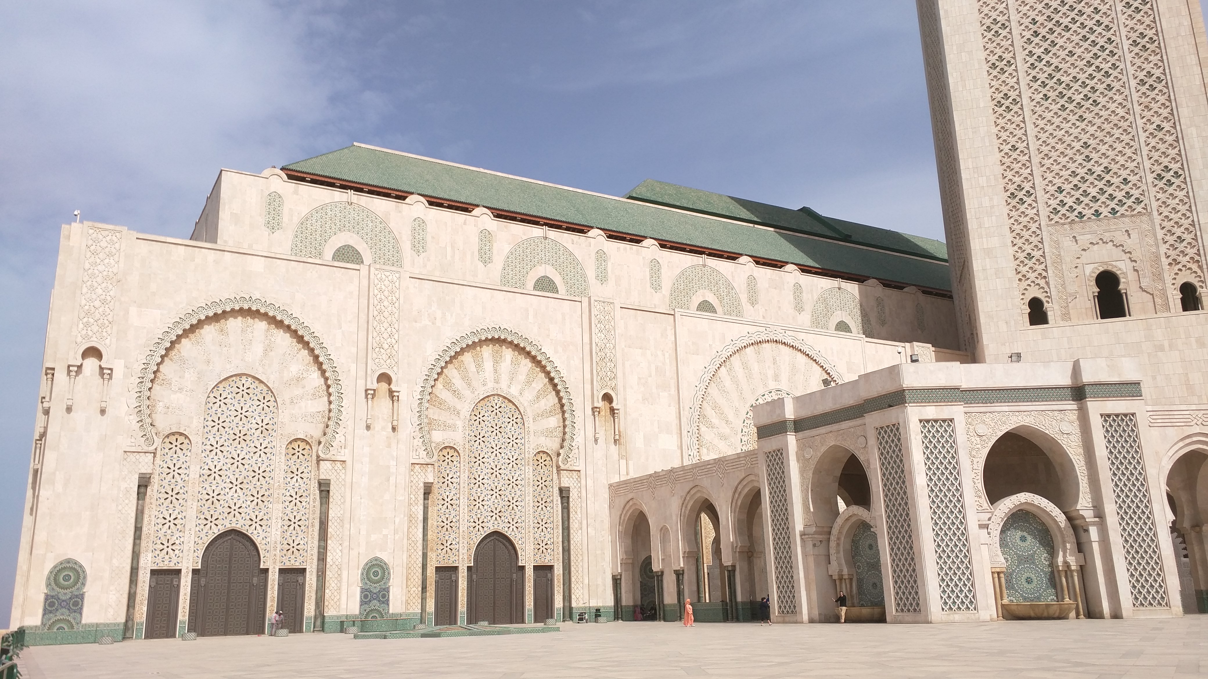 Inside Masjid Hassan II
