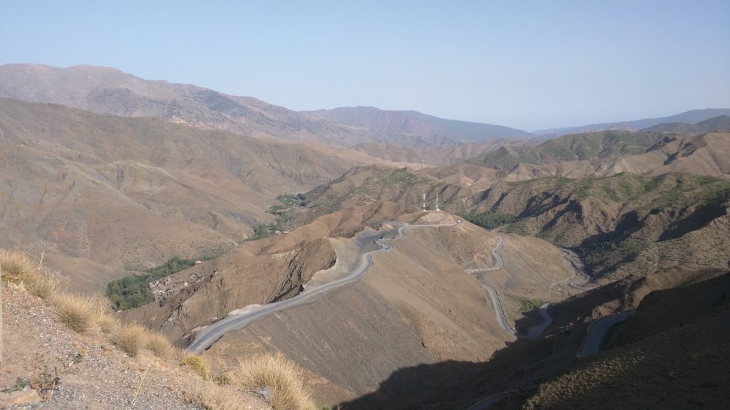 Tizi n'Tichka - the highest mountain pass in North Africa