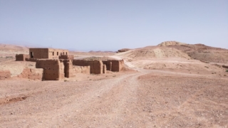 Little Berber village on the outskirts of Aït Benhaddou.