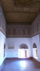 Inside Taourirt Kasbah