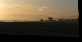 Venice Beach at sunset