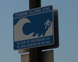Tsunami Warning, Venice Beach, Los Angeles
