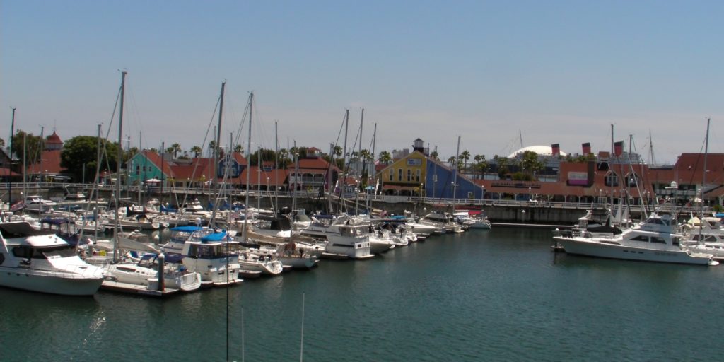 Rainbow Harbour, Long Beach, California.