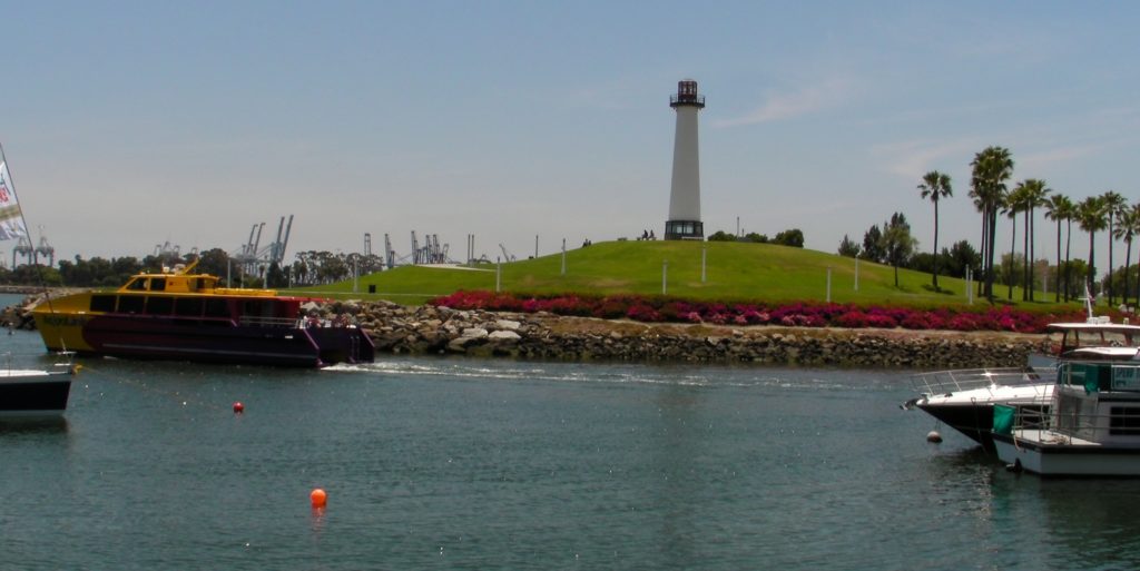 Rainbow Lighthouse, Long Beach, California.