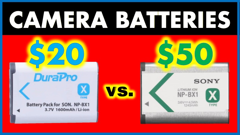 Cheap vs. Expensive camera batteries